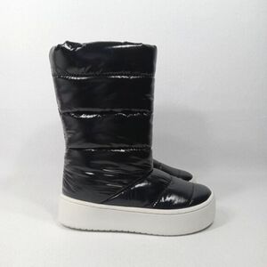 JEFFREY CAMPBELL Black Puffer Insulated Winter Boots Women's Size 6